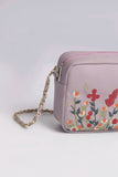 Kashmiri Tulips Sling Bag - Leftover - Pink