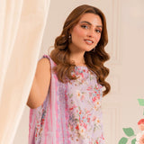 Chickenkari embroidered 3piece Lawn A-01