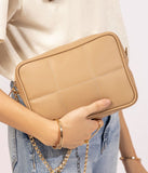 Minimal Cross body bag - Beige