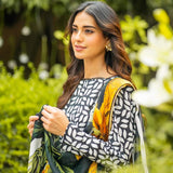 Iqra Aziz Digital Printed 3 Piece Swiss Lawn With Voil Lawn Dupatta (unstitch)