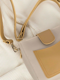 Front Pocket Ivory Bag