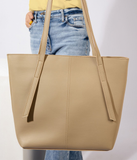 Sunshine Shoulder Tote Bag Beige