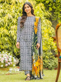 Iqra Aziz Digital Printed 3 Piece Swiss Lawn With Voil Lawn Dupatta (unstitch)